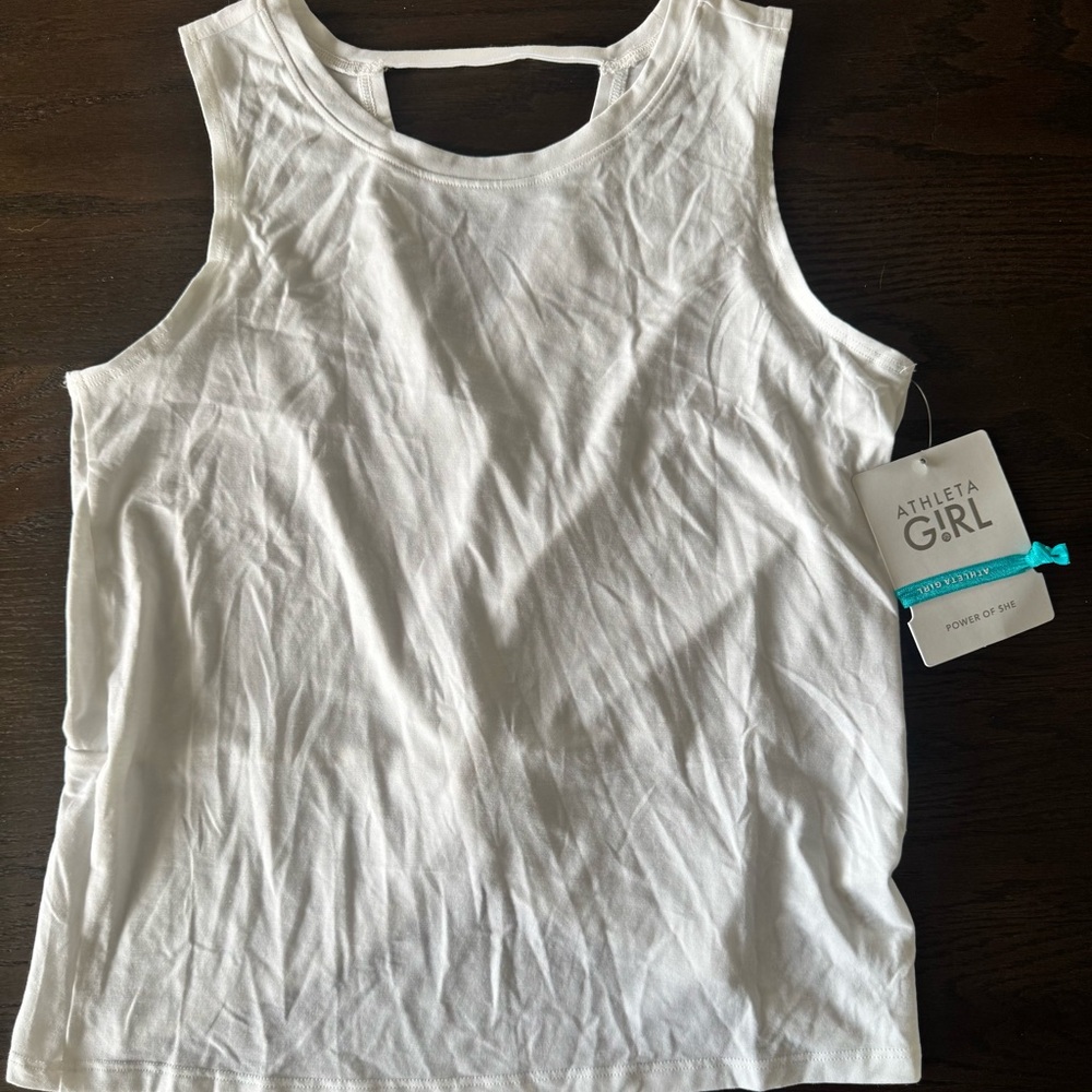 NWT Athleta Girl With Ease Twist Back Tank